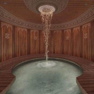 sauna w przestrzeni