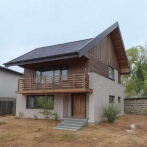 Nowoczesny dom z prefabrykatów keramzytowych